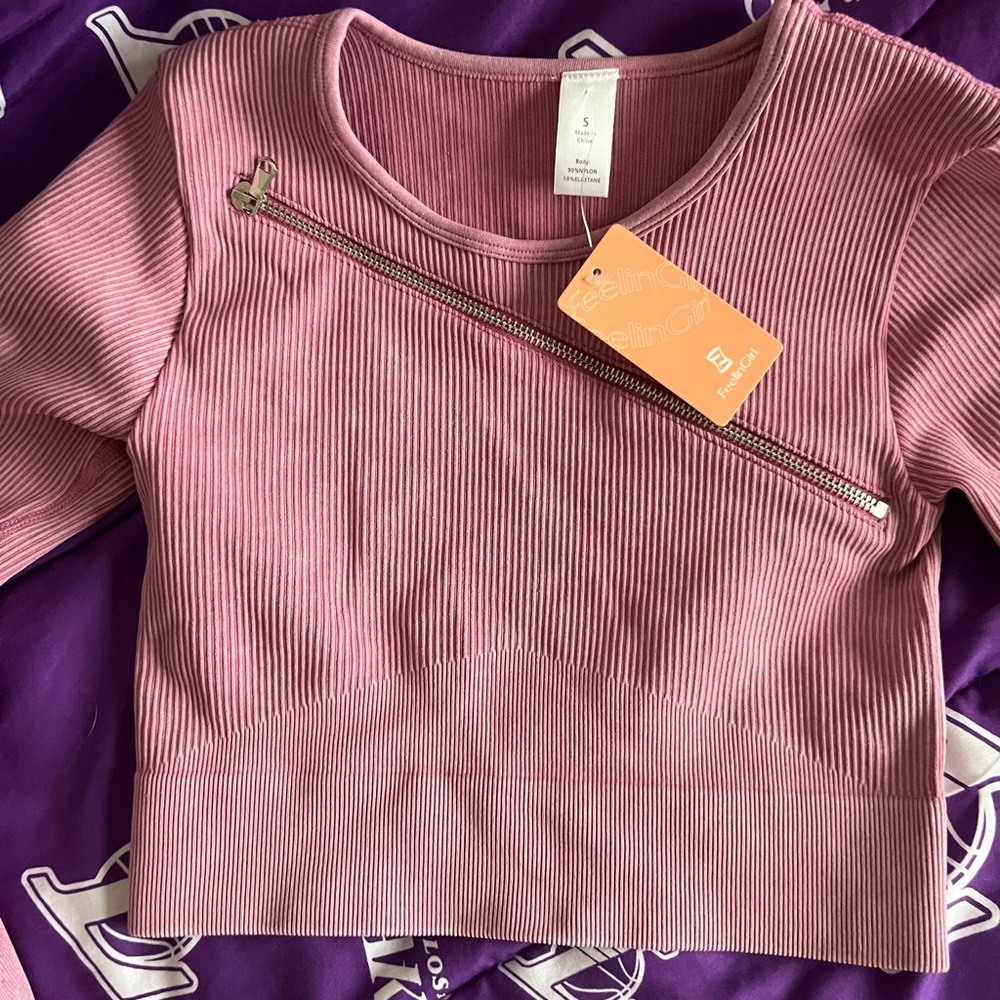 2 peice pink active set